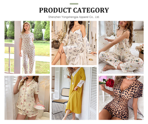 Completo pigiama sexy in <span class=keywords><strong>raso</strong></span> con scollo all'americana e inserti in rete stampati per donna, estivo, autunnale, primaverile, morbido e liscio, per casa e serate fuori, due pezzi - Product Image 6