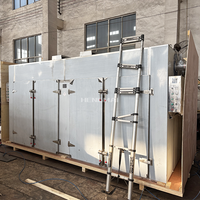 Four à circulation d'air chaud à 192 plateaux 4 portes en acier inoxydable titane pour la transformation des aliments pour noix graines de kava choux de Bruxelles gombo