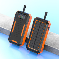 PD65W Batterie externe pour ordinateur portable 30000mAh, Banque d'énergie solaire étanche avec boussole et lampe de poche LED, Station de charge portable SP0031