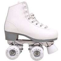 Chaussures de patins à roulettes quad en cuir PVC durables et confortables fabriquées en Chine pour enfants
