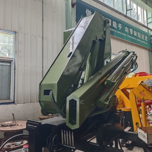 מנוף משאית 3 טון 6 טון <span class=keywords><strong>8</strong></span> טון הידראולי מתקפל עם זרוע מפרקית, מנוף פיקאפ מתקפל, לעבודות בנייה קלות, בעל כושר העמסה גבוה, למכירה - Product Image 2