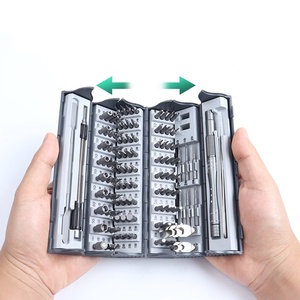 Juego de Herramientas de Precisión para Reparación de Teléfonos y Laptops, Destornilladores OEM con Puntas Magnéticas, Trinquete Plegable, Estuche Rígido de Acero - Product Image 1