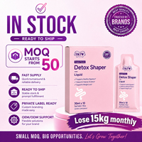 Boisson liquide OKTW DetoxSlim saveur raisin, purification intestinale, détoxification corporelle, contrôle de l'appétit, soin minceur, 30 unités