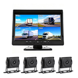 10.1 \ "FHD 1080P RV Xe Tải Trailer Sao Lưu Máy Ảnh Màn Hình DVR Hệ Thống Phía Sau Phía Trước Xếp Xem 4 Chia Ghi Xe Đảo Ngược 1 Năm - Product Image 1