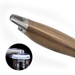 Ensemble de <span class=keywords><strong>Barbecue</strong></span> à manche en <span class=keywords><strong>bois</strong></span> de noyer 4 pièces avec étui outils de <span class=keywords><strong>Barbecue</strong></span> - Product Image 6