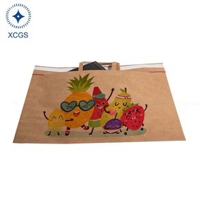 Sac en papier kraft de taille personnalisée, matériau écologique, fermeture auto-adhésive pour documents quotidiens, fournitures de bureau, stockage de fichiers professionnels - Product Image 2