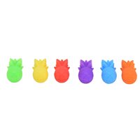 6 pièces marqueurs en Silicone pour tasse à vin, étiquettes de marquage pour tasse à vin de fête, accessoires d'outils de cuisine pour Bar à domicile