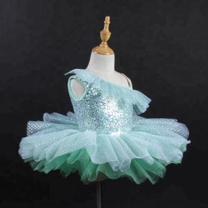 DL071 bambina graziosa <span class=keywords><strong>gonna</strong></span> vestito Tutu di balletto costumi da ballo Performance abbigliamento da ballo abito da balletto per bambini Glitter Tutu gonne - Product Image 2