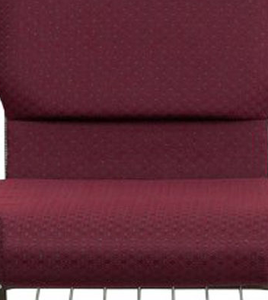 Silla de Metal para iglesia, silla de conferencia de reuniones, eventos en tela roja violeta, marco de venas doradas, venta al por mayor - Product Image 6