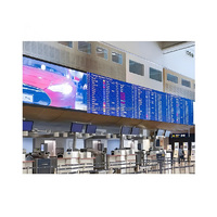 Pantalla LED para Interiores de Píxeles Pequeños, Video Wall con Marco Ultra Delgado, IP65, para Sala de Control, Centro Comercial, Tienda Minorista