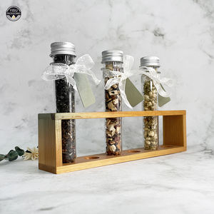 Customized 10-Hole Wooden Test Tube <strong>Rack</strong> For Laboratory Supplies - Product Image 6