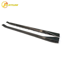 Jupes latérales en fibre de carbone sèche MP Style G80 avec clips pour BMW M3 G80, spoiler de jupes latérales de pare-chocs, accessoires extérieurs, kits carrosserie