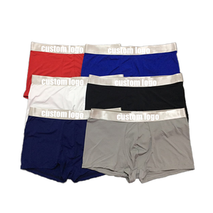 <b>Custom</b> Men's Classic <b>Boxer</b> Briefs | Anti-Microbial ODM Private Label | Premium Soft Spandex/Cotton Underwear Waist | Direct - Product Image 1