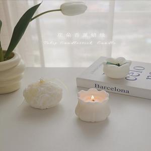 เทียนหอมกลิ่นดอกไม้ รูปดาว ทำจากขี้ผึ้งถั่วเหลืองผสม เหมาะสำหรับเป็นของชำร่วยงานแต่งงาน ของขวัญวันเกิด - Product Image 2