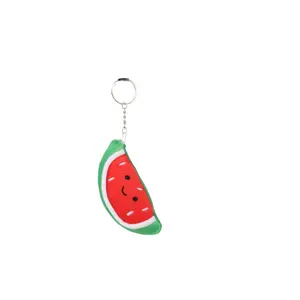 Cute Wholesale Fruit Keychain Plush Toy 10cm Low Price Supports Customization ODM OEM Watermelon Strawberry