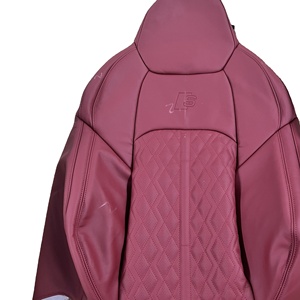 Funda de Asiento de Coche de Cuero Nappa Rojo Personalizada para <span class=keywords><strong>Audi</strong></span> S7 - Product Image 1