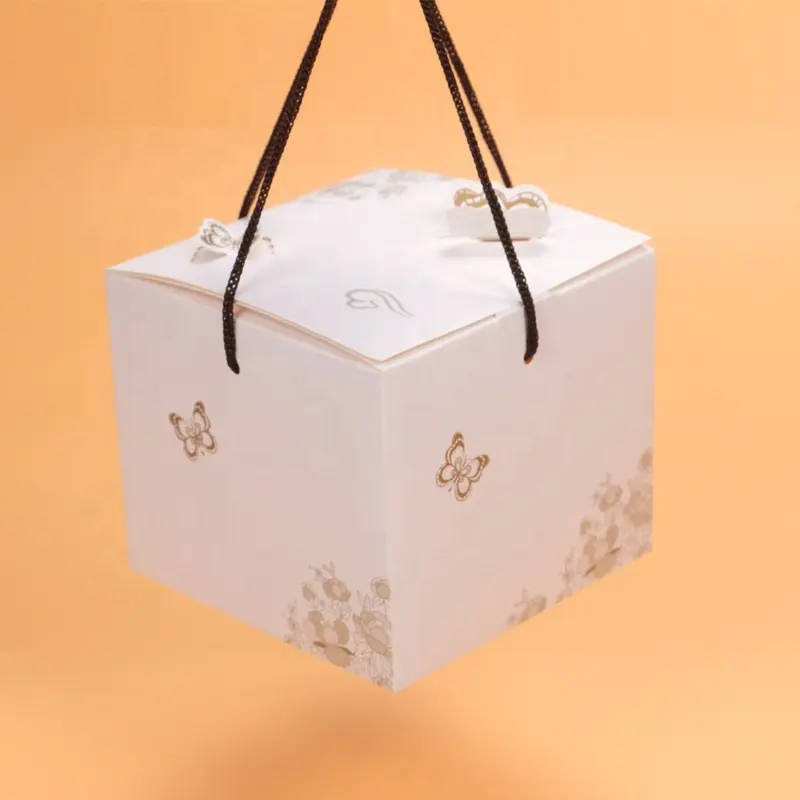 Moon Cake Chocolate Biscuit Butterfly Design New Gift Portable Box