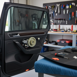 ม่านหน้าต่างด้านหลังมอเตอร์เกียร์สำหรับ Volkswagen, Audi ผลิตในตุรกี - Product Image 3