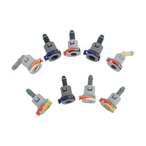 Saluran Bahan Bakar Penghubung Cepat Rilis Konektor Selang Sepeda Motor Coupler 9.49Mm Perempuan ID6 Garis Bahan Bakar Lurus Konektor Cepat - Product Image 2