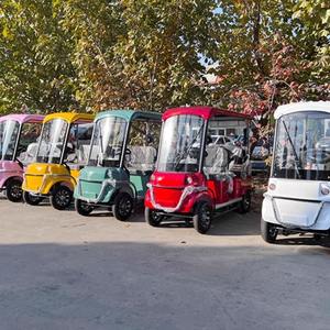 Minibús eléctrico M6, coche turístico <span class=keywords><strong>de</strong></span> cuatro ruedas con seis asientos, vehículo <span class=keywords><strong>de</strong></span> <span class=keywords><strong>alquiler</strong></span> <span class=keywords><strong>de</strong></span> punto escénico con cortina <span class=keywords><strong>de</strong></span> cobertizo escénico - Product Image 2