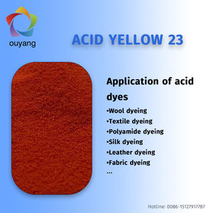 Usato per la tintura di lana e seta poliammide coloranti tessili cosmetici coloranti acidi giallo acido 23 acidi tartaro giallo NS - Product Image 2
