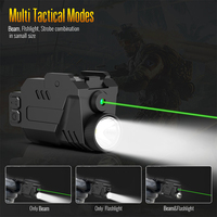 2025 Combo lampe de poche tactique rechargeable magnétique avec faisceaux laser verts Lampe de poche laser verte et accessoires de portée
