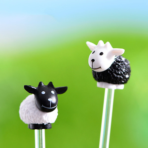 Accesorios de Jardín de Hadas en Miniatura, Figuras de Ovejas Pequeñas, Adornos para Terrarios DIY, Micropaisajes, Bonsáis, Decoración para Pasteles - Product Image 4