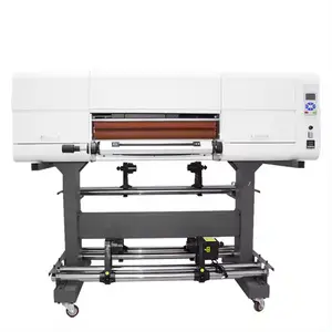 Gran oferta de impresora i3200 UV DTF, impresora de película AB de 60cm, máquina de impresión UV de rollo a rollo para transferencia de impresión de etiquetas de cristal UV