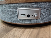 Table basse intelligente avec haut-parleur bluetooth à chargement sans fil