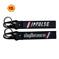 Nouvelle Tendance : Porte-clés en Nylon Personnalisé avec Logo de Marque, Vente en Gros, Porte-clés Court en Polyester pour Moto