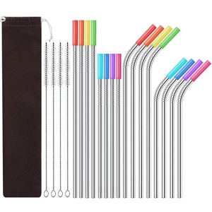 Accesorios <span class=keywords><strong>de</strong></span> <span class=keywords><strong>Bar</strong></span>, Pajita Reutilizable Retráctil <span class=keywords><strong>de</strong></span> Acero Inoxidable 304 Dorada Personalizada, Ecológica - Product Image 2