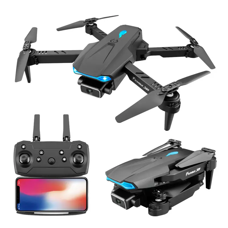 2021 New Pro Drone 4k HD Dual Camera 1080P WiFi Fpv Dron Height Preservation Rc Quadcopter S89 Quadcopter VS V4 Drone