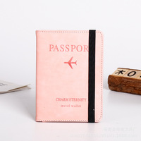 Livre de passeport multifonctionnel en cuir PU Impression personnalisée de livre de passeport pour enfants et adultes