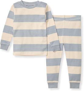 Set Pigiama in Cotone Biologico per Neonati Maschi con Logo Personalizzato, 2 Pezzi: Maglietta a Maniche Lunghe e Pantaloni - Product Image 5