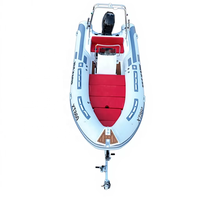 Expédition immédiate - Bateau pneumatique de luxe de 17 pieds - Bateau de sauvetage avec système de direction à console centrale