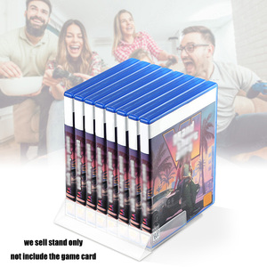 Support de rangement pour cartes de jeu et CD, transparent, pour PS2, PS3, PS4, <span class=keywords><strong>PS5</strong></span>, PlayStation, base de présentation pour cartouches de jeu - Product Image 6