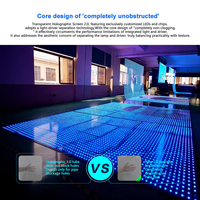 Pantalla LED Flexible Transparente de Tamaño Personalizado para Publicidad en Tiendas Minoristas, Fabricante
