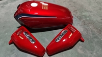 Ensemble de réservoir de carburant pour Honda CG125, réservoir de gaz et d'huile CG 125, coque en métal, conteneur, pièces de moto