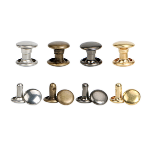 Bán buôn phụ tùng Túi đặc biệt Phụ Kiện Hai mặt bằng thép không gỉ đinh tán khóa đen Phun sắt một đầu mạ 10mm - Product Image 1