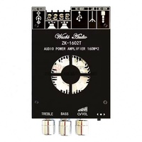 2.0 Channel 160Wx2 BT Audio Amplifier Module With Tone DC 15~36V Independent Adjustment of Treble Power Amplifier Board