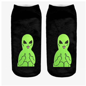 Nouveau emoji <span class=keywords><strong>dessin</strong></span> animé <span class=keywords><strong>chat</strong></span> art 3d imprimé femmes cheville chaussettes, bas coupe cheville chaussettes - Product Image 5