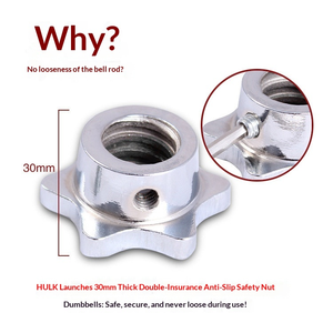 <span class=keywords><strong>Barre</strong></span> d'haltères en acier massif durable de 1,2 m à 2,2 m, manchons de 50 mm, chromée, avec système de verrouillage latéral à vis, poids professionnel de 5 kg à 16 kg - Product Image 3