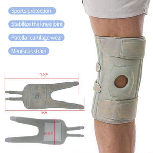 Rodillera con Correa <span class=keywords><strong>de</strong></span> Compresión y Soporte <span class=keywords><strong>de</strong></span> Resorte para Estabilizar el Hueso <span class=keywords><strong>de</strong></span> la <span class=keywords><strong>Rodilla</strong></span>, el Rótula y la Lesión del <span class=keywords><strong>Menisco</strong></span> - Product Image 1