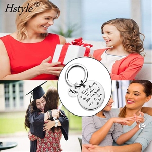 Porte-clés maman cadeaux de fête des mères de fille pour anniversaire tout ce que je suis tu m'as aidé à être maman cadeaux de fille fils SD2271 - Product Image 4