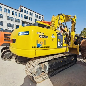 Machinerie de construction d'origine japonaise importée, excavatrice KOMATSU PC130 d'occasion, tracteur à chenilles d'occasion - Product Image 1