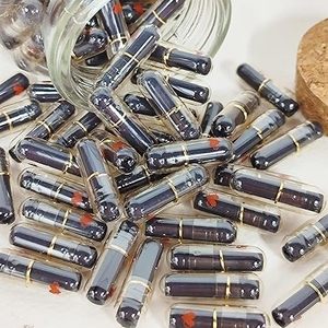 Capsules à lettres - 100 mini-blocs de notes en forme de pilule - Cadeau d'amitié (Noir) - Product Image 3