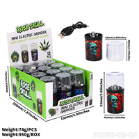 Nouveau design broyeur électronique pour fumer accessoires pour fumeurs en gros broyeur d'herbes broyeur de cigarettes coloré
