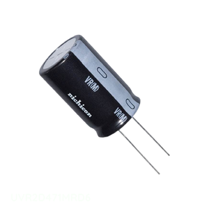ตัวเก็บประจุแบบมีรู470 uF 20% 470 uF 200V แบบ UVR2D471MRD6ผ่านรูรัศมี - Product Image 1