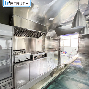 Rimorchio per Gelati e Snack Completamente Attrezzato con Struttura in Vetroresina per Vendite in Spiaggia, Parchi e Festival, Refrigerazione Durevole - Product Image 6