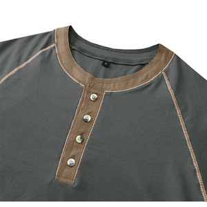 夏用半袖メンズTシャツ カジュアル パッチワーク カスタムTシャツ メンズ向け - Product Image 5
